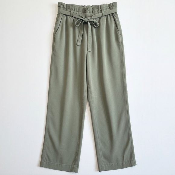 RW&CO. Pants - RW&CO Olive Green Cinch Waist Pants Women’s Medium Tie Waist